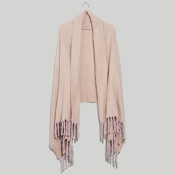 New MADEWELL (Re)sourced Oversized Scarf in Dried Straw - Picture 1 of 4